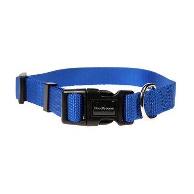 Doodlebone Originals Bold Hundehalsband Blau Sapphire