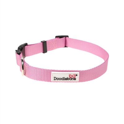 Doodlebone Originals Bold Hundehalsband Pink Blush