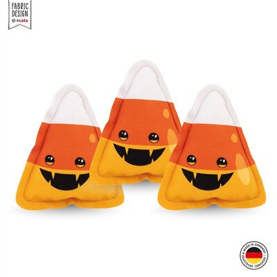 4cats Katzenspielzeug Halloween CandyCorn drei Stueck w
