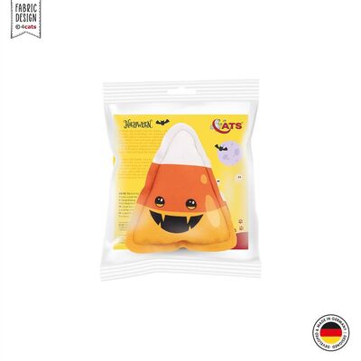 4cats Katzenspielzeug Halloween CandyCorn Baldrian verpackt w
