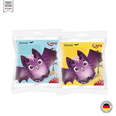4cats Katzenspielzeug Halloween Fledermaus Verpackungen Katzenminze und Baldrian w