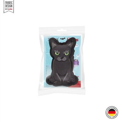 4cats Katzenspielzeug Halloween schwarze Katze Verpackung mit Katzenminze w