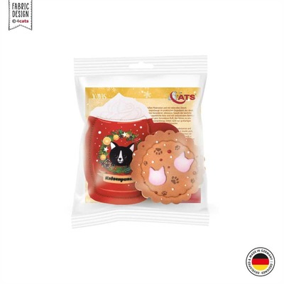 Katzenspielzeug 4cats X-Mas Couples Katzenpunsch und Keks mit Baldrian verpackt