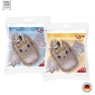 Katzenspielzeug 4cats X-Mas Kollektion Katzenengel beide Sorten verpackt