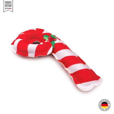 Katzenspielzeug 4cats X-Mas Kollektion Zuckerstange liegend Praesentation