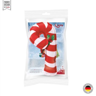 Katzenspielzeug 4cats X-Mas Kollektion Zuckerstange 4catsnip aromasichernd verpackt