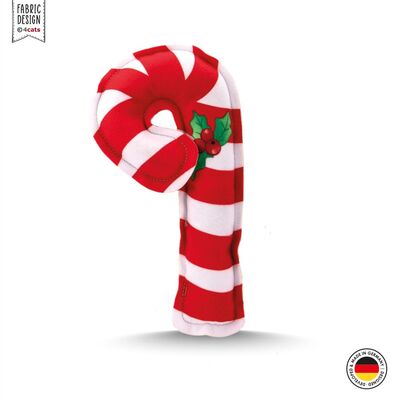 Katzenspielzeug 4cats X-Mas Kollektion Zuckerstange Frontansicht Praesentation