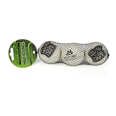 SPORTSPET High Bounce Ball "glow in the dark" - Ø 6 cm - 3er-Set – Bild 3