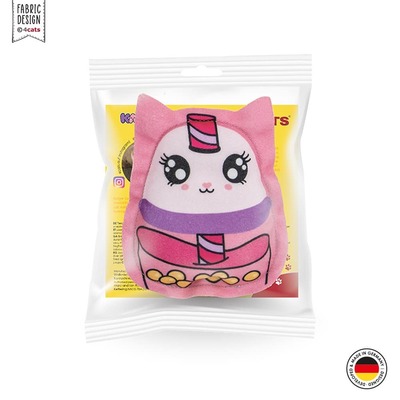 Katzenspielzeug 4cats Kawaii Food Kollektion Bubble Tea Verpackung Baldrian