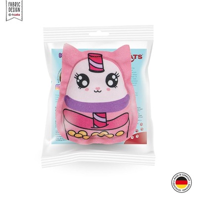 Katzenspielzeug 4cats Kawaii Food Kollektion Bubble Tea Verpackung Katzenminze