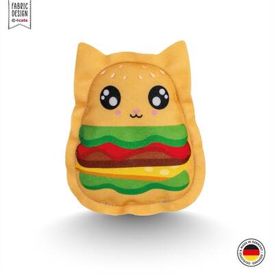 Katzenspielzeug 4cats Kawaii Food Kollektion Burger Frontal Praesentation