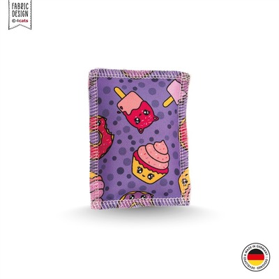 Katzenspielzeug 4cats Kawaii Kollektion Schmusekissen Lila aufrecht