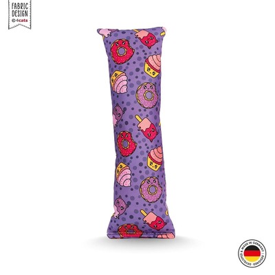 Katzenspielzeug 4cats Kawaii Kollektion Spielrolle Lila vertikal positioniert