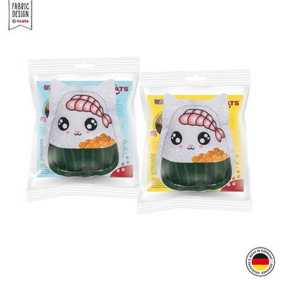 Katzenspielzeug 4cats Kawaii Food Kollektion Sushi beide Verpackungen