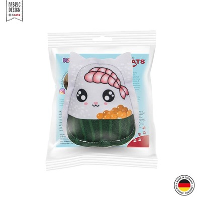 Katzenspielzeug 4cats Kawaii Food Kollektion Sushi Verpackung Katzenminze