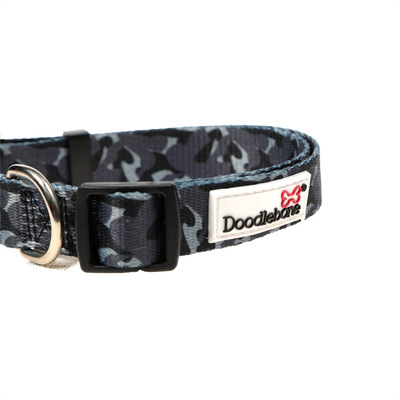 Alternative view of Doodlebone Bold Camouflage Hundehalsband – drei Farben und Größen