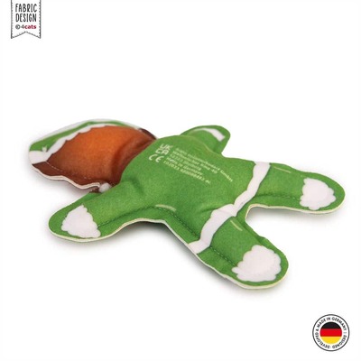 4cats Katzenspielzeug X-Mas Lebkuchenweihnachtself - Rückansicht liegend