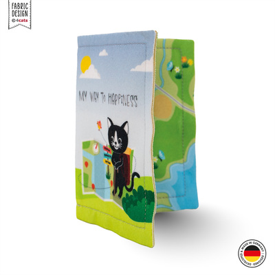4cats Katzenspielzeug Lucy Kollektion Happiness aufrecht halb aufgeklappt