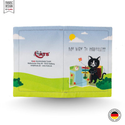 4cats Katzenspielzeug Lucy Kollektion Happiness aufgeklappt Rückseite