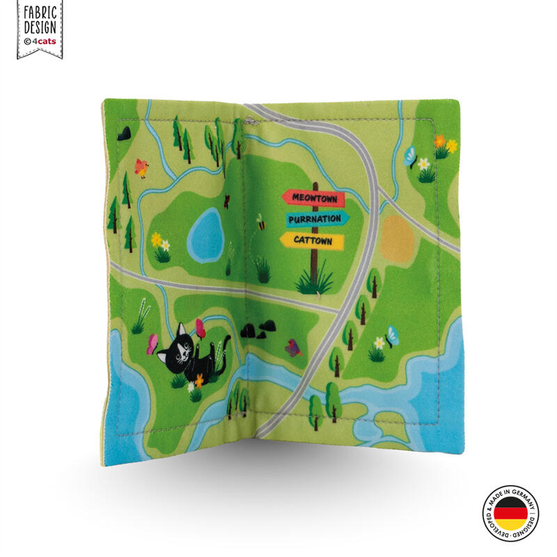 4cats Katzenspielzeug Lucy Kollektion Happiness etwas aufgeklappt