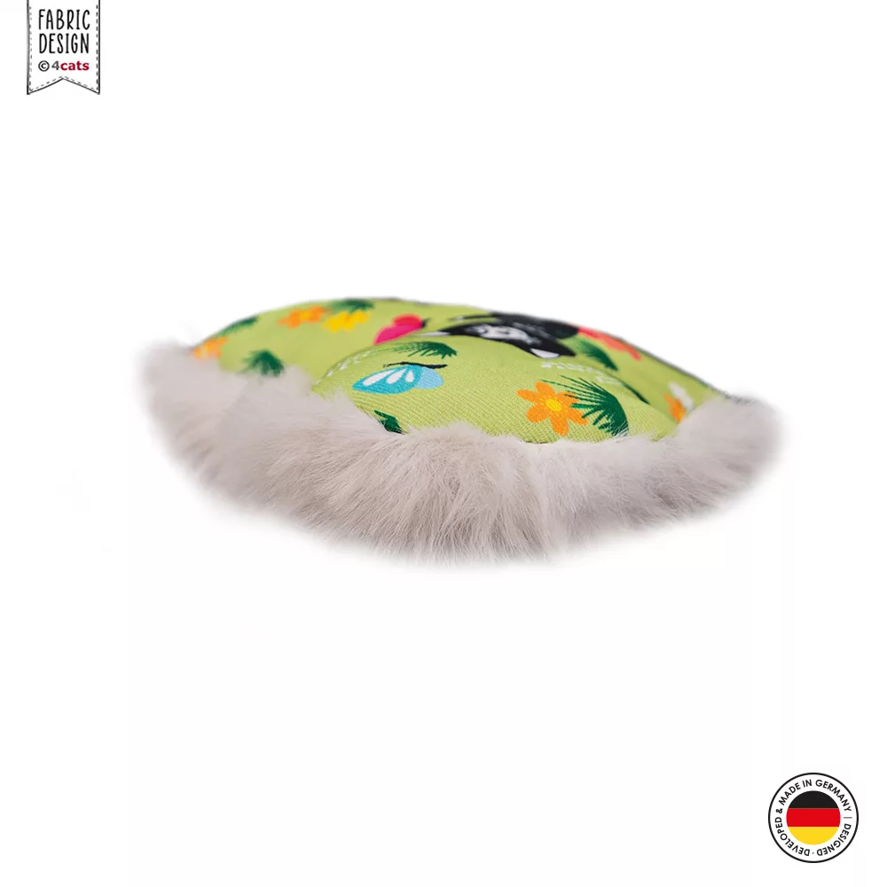Katzenspielzeug Lucy Kollektion Herz Seite mit Plüsch