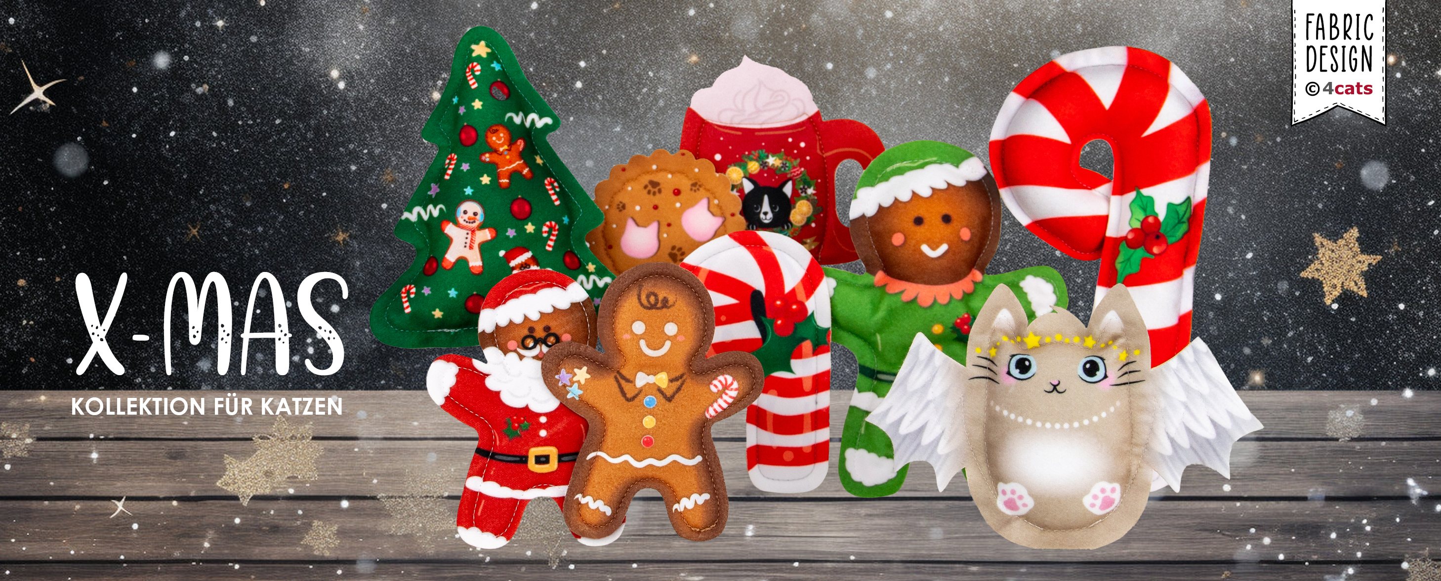 Die X-Mas Kollektion - 4cats Katzenspielzeuge.