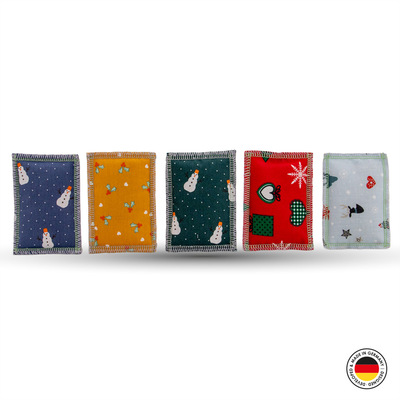 5 X-Mas Schmusekissen aus dem Kitten Safe House X-Mas Set