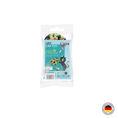 4cats Lucy Kollektion Katzenspielzeug Mini Herz Katzenminze