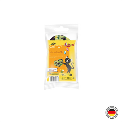 4cats Lucy Kollektion Katzenspielzeug Mini Herz Baldrian